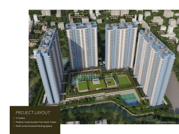 3 BHK Flats & Apartments for Sale in Magarpatta, Pune (1168 Sq.ft.)