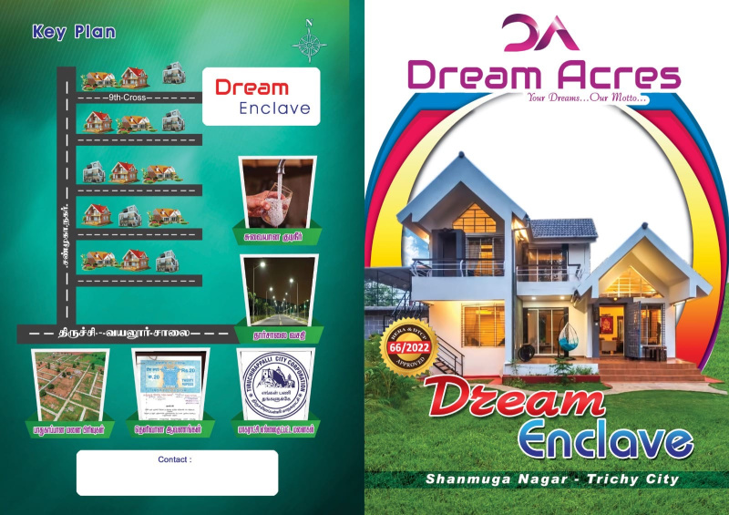Residential Plot For Sale In Shanmuga Nagar, Tiruchirappalli (1800 Sq.ft.)