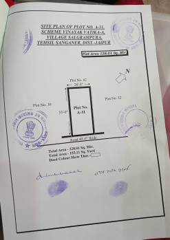 Residential Plot For Sale In Jagatpura, Jaipur (153.11 Sq. Yards)