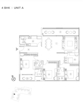 Flats & Apartments for Sale in New Alipore, Kolkata (1758 Sq.ft.)