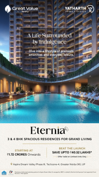 Flats & Apartments For Sale In Techzone 4, Greater Noida (2239 Sq.ft.)