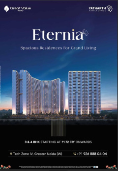 Yatharth Eternia Greater Noida | Eternia Residences Noida