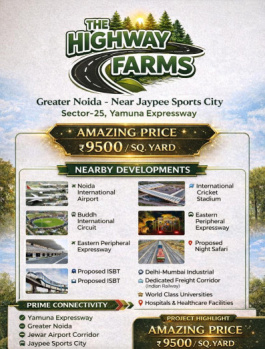 The Highway Farms – Greater Noida | The Highway Farms – Greater Noida Starting Price: ₹95 lakh