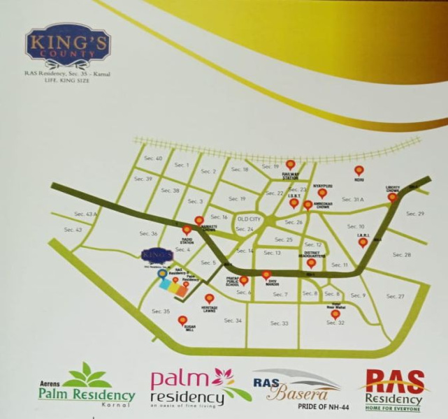 4 BHK Flats & Apartments for Sale in Sector 35, Karnal