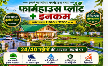 Farm house project without property selling high return income tax free