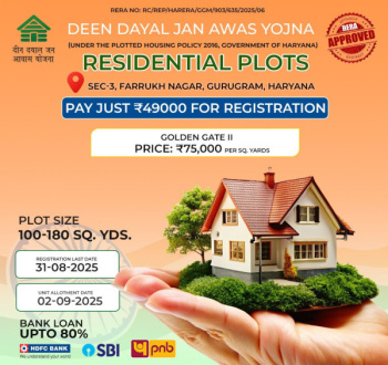 100 Sq. Yards Residential Plot For Sale In Sector 3, Gurgaon