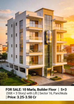 3 BHK Flats & Apartments for Sale in Sector 16, Panchkula (302 Sq. Yards)