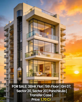 Flats & Apartments for Sale in Sector 20, Panchkula (1850 Sq.ft.)