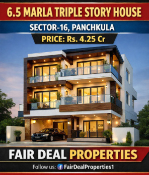 Independent House for Sale in Sector 16, Panchkula (165 Sq. Yards)