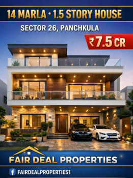 Independent House for Sale in Sector 26, Panchkula (350 Sq. Yards)