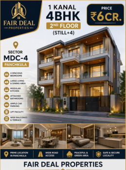 Flats & Apartments for Sale in MDC Sector 4, Panchkula (500 Sq. Yards)