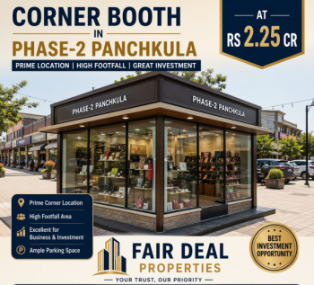 Commercial Shops for Sale in Industrial Area Phase 2, Panchkula (243 Sq. Meter)