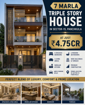 Independent House for Sale in Sector 15, Panchkula (176 Sq. Yards)
