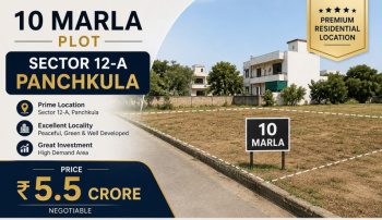 Residential Plot for Sale in Sector 12A, Panchkula (250 Sq. Yards)