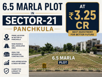 Residential Plot for Sale in Sector 21, Panchkula (162.5 Sq. Yards)
