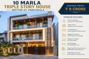8 BHK Independent House for Sale in Sector 7, Panchkula (256 Sq. Yards)