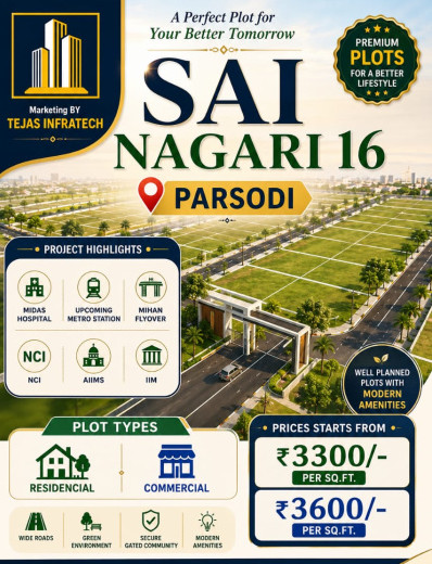 Commercial Lands /Inst. Land For Sale In Parsodi, Nagpur (3000 Sq.ft.)