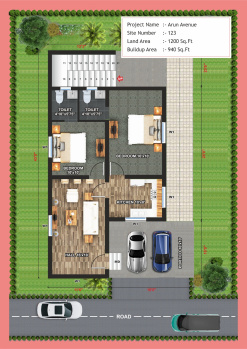 Independent House for Sale in Kinathukadavu, Coimbatore (950 Sq.ft.)