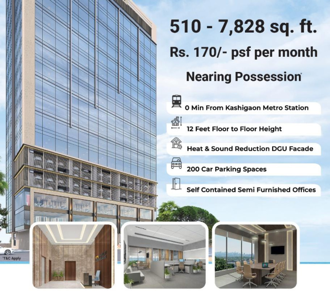 Welcome To A Premium Commercial Destination Desiqned For Modern Businesses. Strategically Located In The F Mira Road