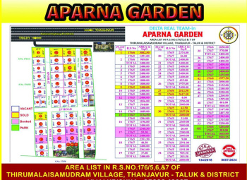 Residential Plot for Sale in Tirumalai Samudram, Thanjavur (600000 Sq.ft.)