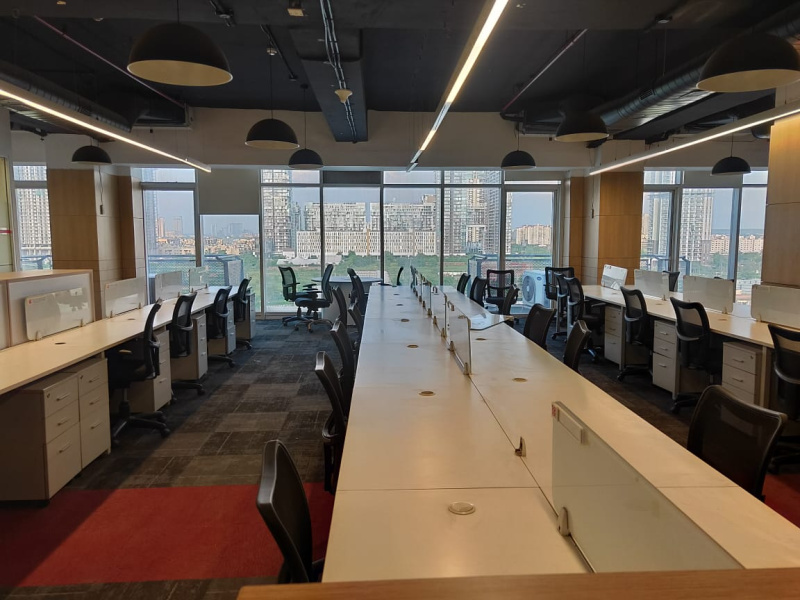 Fully furnished Office available near metro station on gold course extension Road