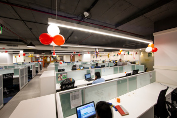 Fully furnished office near metro station on gold course extension Road