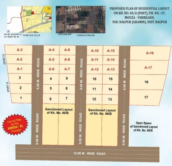 1111 Sq.ft. Residential Plot for Sale in Vihirgaon, Nagpur