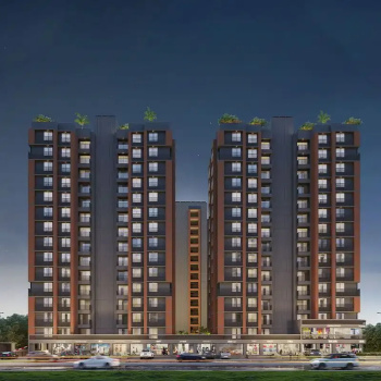 3 BHK Flats & Apartments For Sale In Ambli, Ahmedabad (962 Sq.ft.)