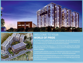 3 BHK Flats & Apartments for Sale in Anandbagh, Hyderabad (2635 Sq.ft.)
