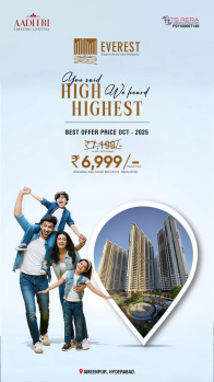 3 BHK Flats & Apartments for Sale in Miyapur, Hyderabad (2350 Sq.ft.)