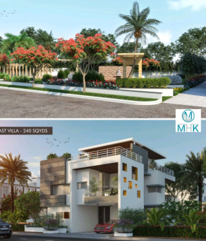 240sqyds Land Area 3615sft 4Bhk Opp Exit 2 NewVilla For Sale In Kollur