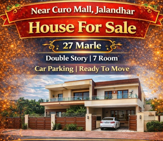 7 BHK Independent House For Sale In 66 Feet Road, Jalandhar (27 Marla)