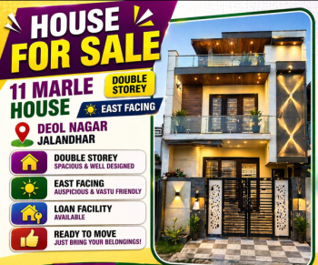 Independent House for Sale in Deol Nagar, Jalandhar (11 Marla)