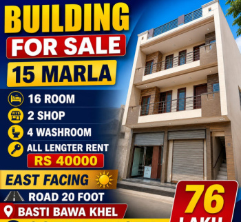 Independent House for Sale in Basti Bawa Khel, Jalandhar (15 Marla)