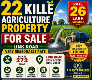 Agricultural/Farm Land for Sale in Adampur, Jalandhar (22 Ares)