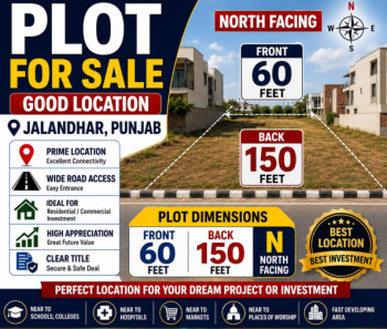 Commercial Lands /Inst. Land for Sale in Kapurthala Road, Jalandhar (43 Marla)