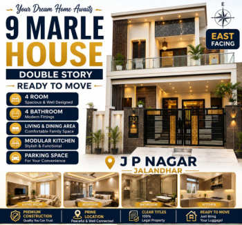 4 BHK Independent House for Sale in JP Nagar, Jalandhar (9 Marla)