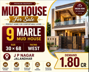 Independent House for Sale in JP Nagar, Jalandhar (9 Marla)
