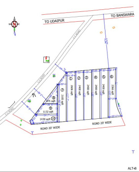 875 Sq.ft. Commercial Lands /Inst. Land for Sale in Udaipur Road, Banswara