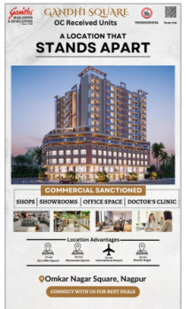 850 Sq.ft. Commercial Shops For Sale In Omkar Nagar, Nagpur