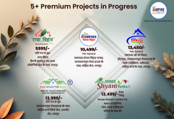 Residential Plot for Sale in Diggi Road, Jaipur (100 Sq. Yards)