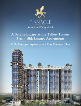 4 BHK Flats & Apartments For Sale In Aerocity, Mohali (2642 Sq.ft.)