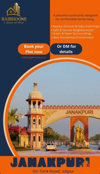 Residential Plot for Sale in Chaksu, Jaipur (152.77 Sq. Yards)