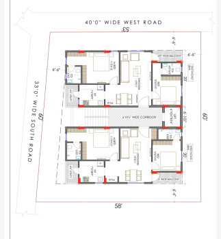 2 BHK Flats & Apartments for Sale in Madhurawada, Visakhapatnam (1185 Sq.ft.)