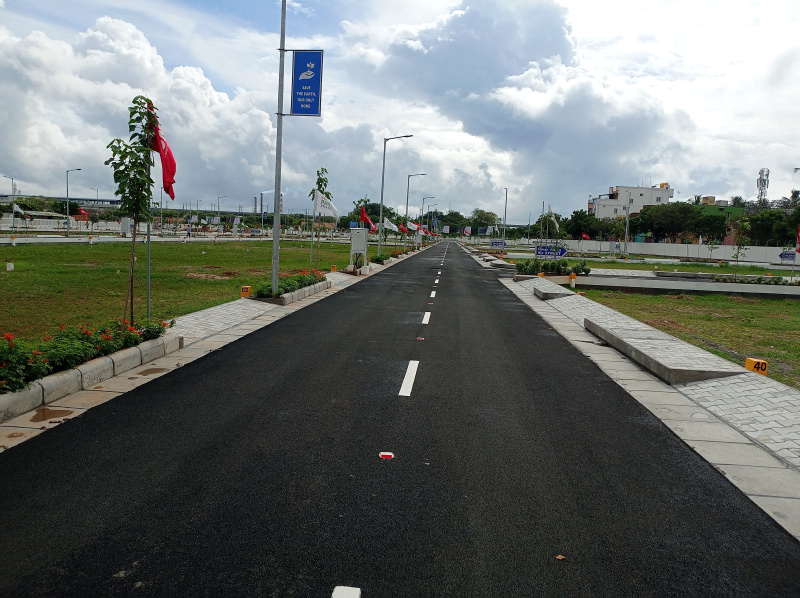 Villa Plots Sale @ Gated Community 1200sqft DTCP Approved RERA Loan 90%