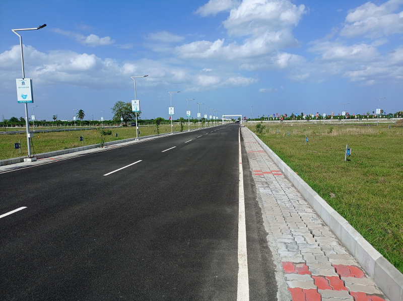 Ready Build Villa Plots Sale 800sqft DTCP & RERA Approved Loan 90%