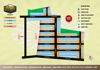 Residential Plot for Sale in Konalai, Tiruchirappalli (1641 Sq.ft.)