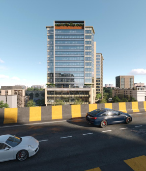 Furnished 1097 Sq.Ft. Commercial Office Space for Rent, Bopal Ambli Road