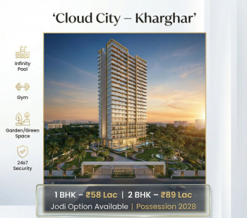 1 BHK Flats & Apartments for Sale in Kharghar, Navi Mumbai (425 Sq.ft.)