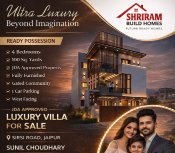 Independent House for Sale in Sirsi Road Sirsi Road, Jaipur (2000 Sq.ft.)